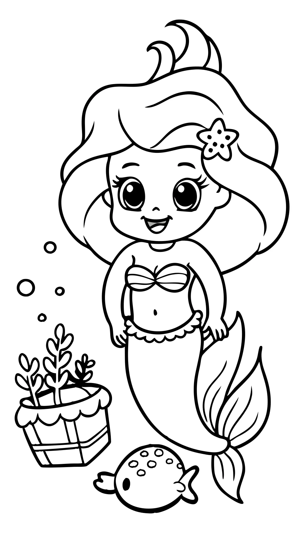 ariel coloring book pages